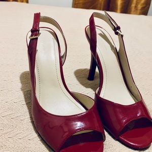 Beatiful Burgundy High-Heel Shoe